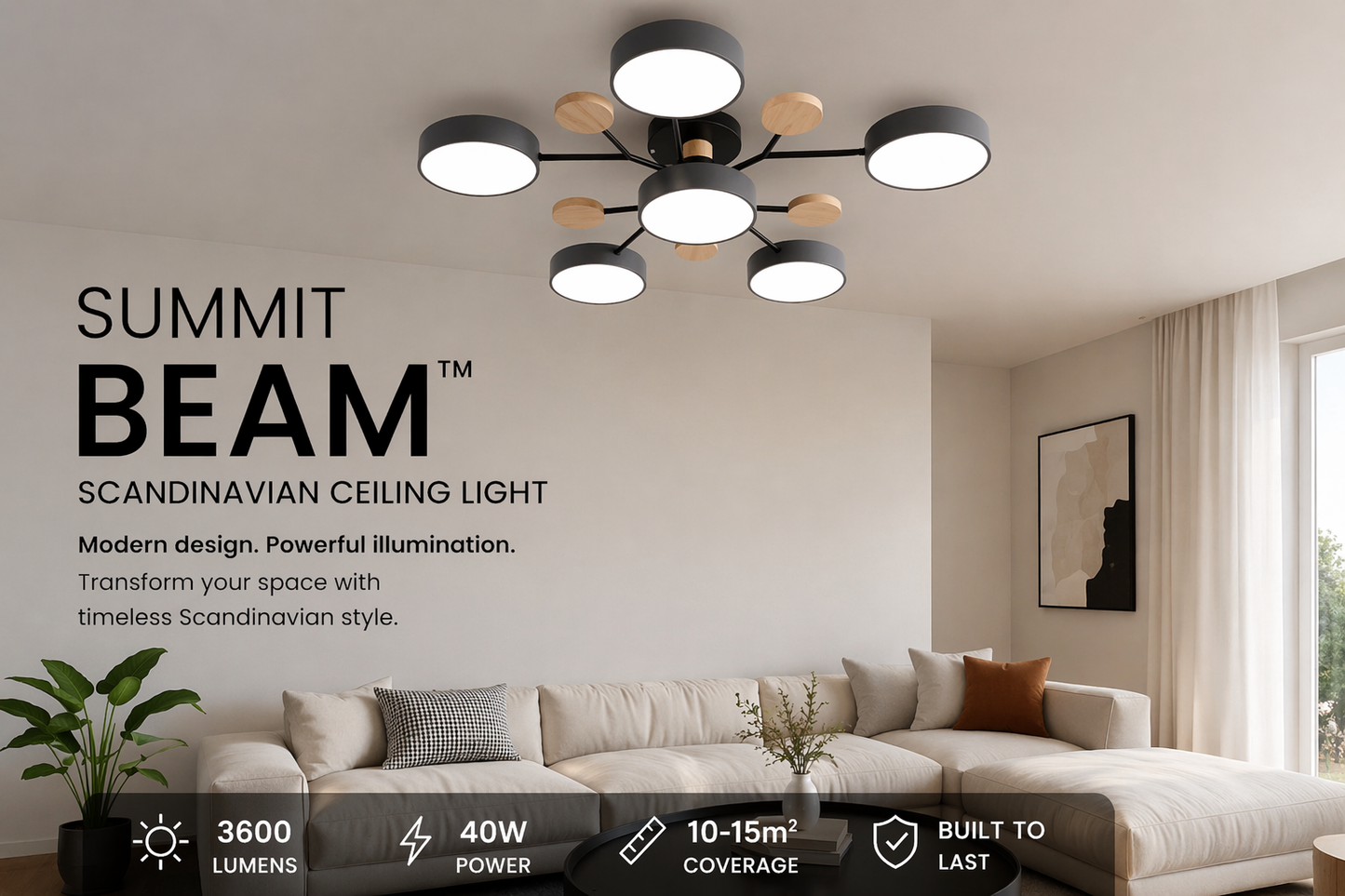 Summit Beam™ Ceiling Light